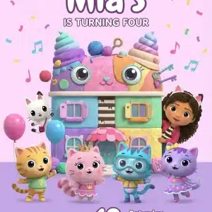 Gabby's Dollhouse Birthday Invitation - Editable Canva Template