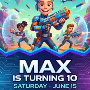 Epic Nerf Battle Birthday Invitation Template