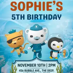 Sea You Soon Baby Shower Animated Video Invitation