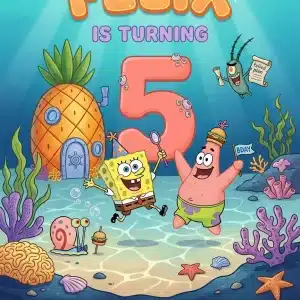 Under the Sea Baby Shower Video Invitation - Ocean Theme Mobile Invite