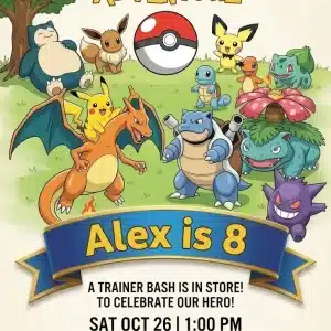 Monster Gaming Birthday Invitation | Editable Kids Party Invite