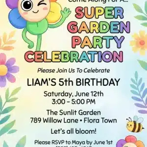 Dandy's Game Birthday Party Invitation & Decor Bundle
