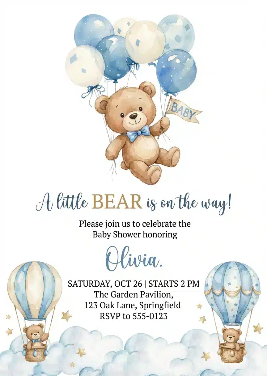 Ocean Adventure Kids Birthday Invitation - Sea Party Theme