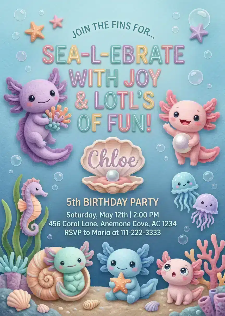 Trading Card Birthday Invitation with Photo - Custom Kids Party Template
