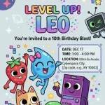 Dandy's World Birthday Invitation | Roblox Themed Digital Template
